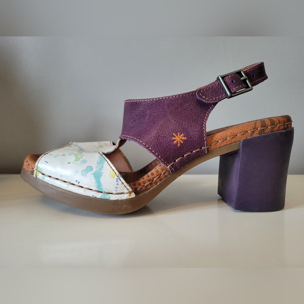 The Art Company Block Heel Slingback Sandals, VGUC, Size 38 - Picture 6 of 11